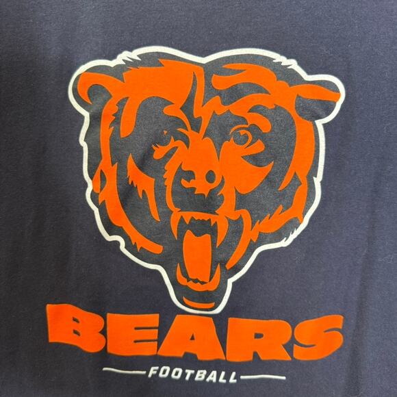 Fanatics Chicago Bears Football T-Shirt Navy Blue Men’s Small NFL Graphic Tee - Picture 4 of 6